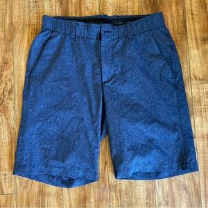UNDER ARMOUR Men’s Blue Flat Front Golf Shorts Size 30